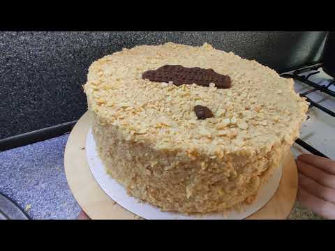 Видео: Наполеон с заварным кремом с белого шоколада. Снимаем стресс на кухне