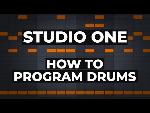Видео: Presonus Studio One — как программировать MIDI-барабаны