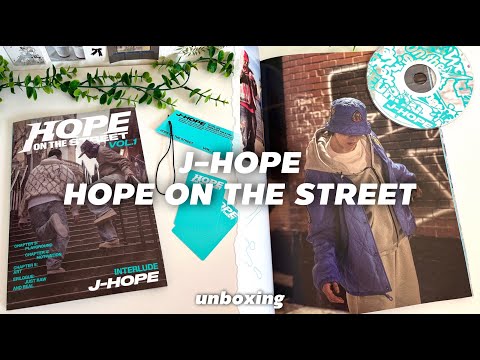 Видео: распаковка альбома J-HOPE -  'HOPE ON THE STREET' 👟 kpop album unboxing