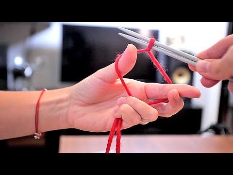 Видео: Как вязать спицами ОСНОВЫ часть 1 | рукавички манифтв