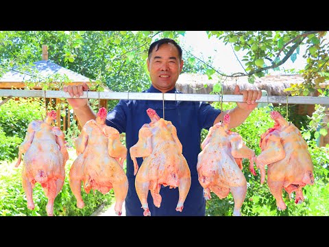 Видео: Очень хрустящая целая жареная курица, которая легко превосходит KFC! Лучший цыпленок на свете!