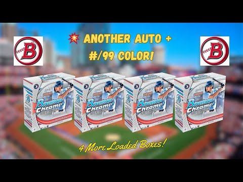Видео: 🔥 2025 Bowman Chrome Mega Box Rip! 4 коробки — ещё один авто + 3 красных новичка!