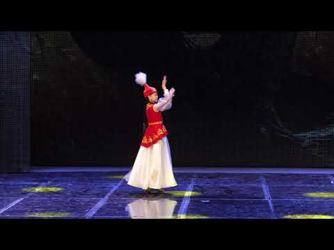 Видео: "Казахский танец" СОЛО Зейнелкабиденова Томирис
