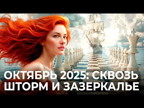 Видео: Октябрь 2025: На корабле судьбы сквозь шторм и зазеркалье. Прогноз Марины Вергелес
