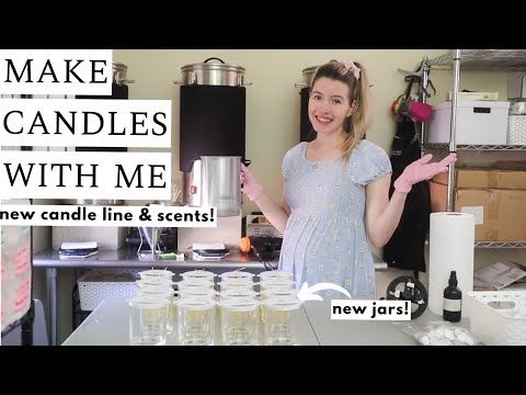Видео: ДЕЛАЙТЕ СВЕЧИ ВМЕСТЕ СО МНОЙ! Подготовка и заливка свечей для нашей новой линейки + знакомство с ...