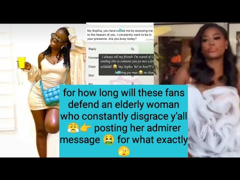 Видео: София в очередной раз доказала, что она одинокий человек, хвастаться сообщениями от поклонников с...