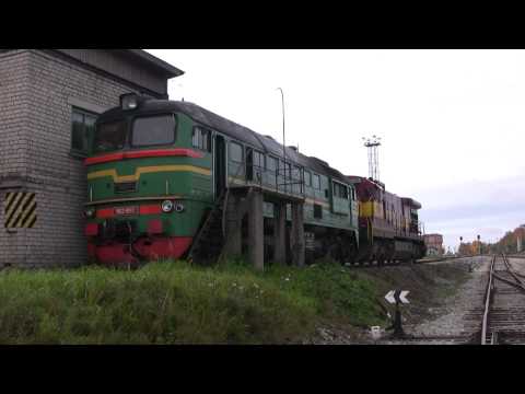 Видео: Реостатное испытание тепловоза М62-1093 вер. 2 / M62-1093 power test vol2