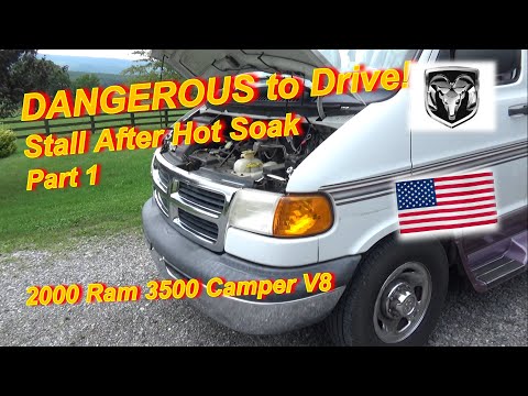 Видео: ОПАСНО ехать! Ram Camper Van заглох после горячего купания — Часть 1