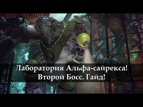 Видео: Лаборатория Альфа-сайрекса. Второй Босс. Гайд. TERA Online