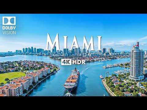 Видео: МАЙАМИ 4K ULTRA HD • Пролетайте над чарующей красотой Майами под вдохновляющую музыку