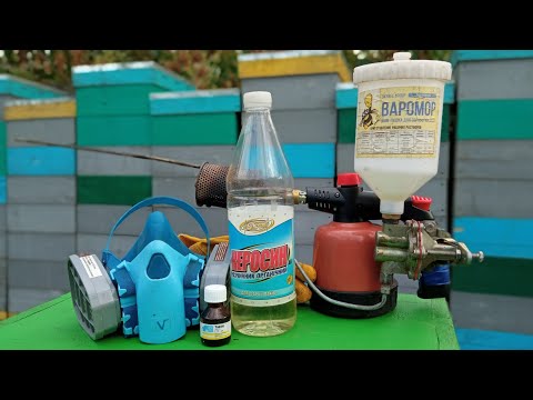 Видео: ТАКТІК та ВАРОМОР / Обробка пасіки дим гарматою / Наскільки була ефективна обробка смужками