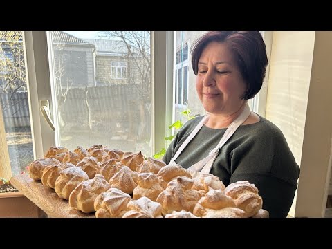 Видео: Эклеры. Профитроли . Нежнейшее пирожное