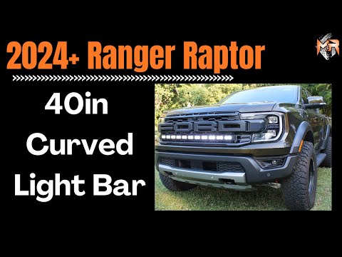 Видео: Установка изогнутой светодиодной балки Ford Ranger Raptor 40 дюймов PRO от M&R Automotive | 2024 ...