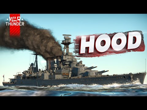 Видео: HMS Hood в "лужах" War Thunder [live-обзор] 18+ (возможен мат)