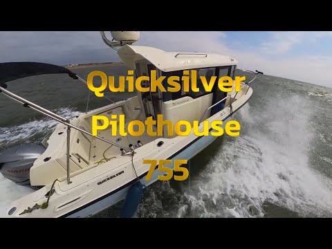 Видео: Продолжается охота за Seajay III — Quicksilver Pilothouse 755 выходит на морские испытания