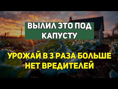 Видео: 10 капель под КАПУСТУ и урожая в 3 раза больше! Как спасти урожай от слизней и гусениц #дача #огород