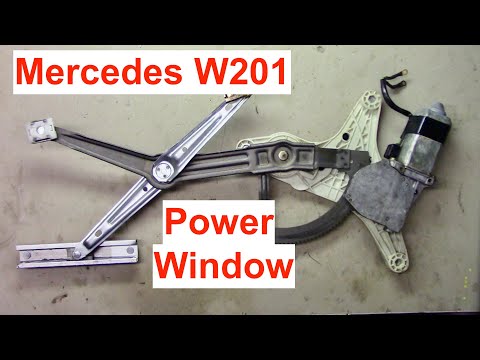 Видео: Mercedes W201 Окно тоже поднимается