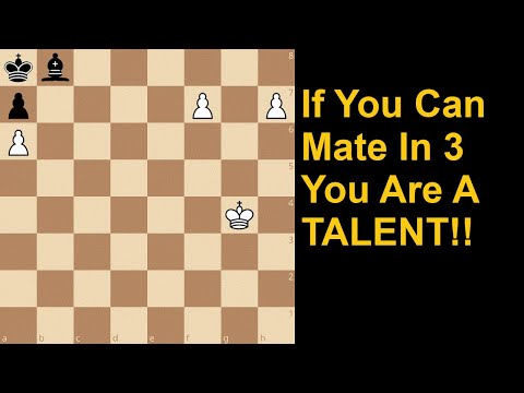 Видео: Белые играют и дают мат в 3 хода