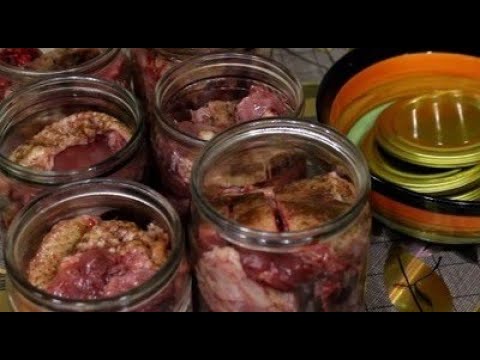 Видео: Вкуснейшая ТУШЕНКА ИЗ МУСКУСНОЙ УТКИ (индоутки)  в автоклаве. Рецепт на зиму