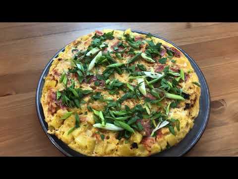 Видео: Картофельная тортилья или испанский омлет.