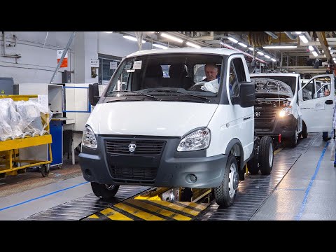 Видео: Как собирают автомобили Газель, Соболь и Валдай на ГАЗе: сварка, окраска, сборка