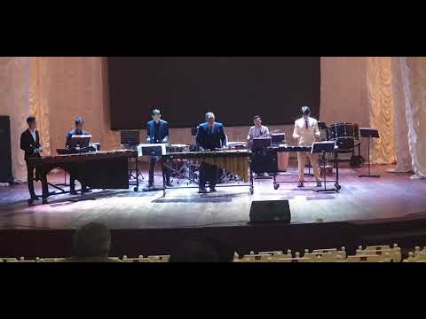 Видео: К. Кудрявцев-Iron Butterfly (Kazakh Percussion Group)