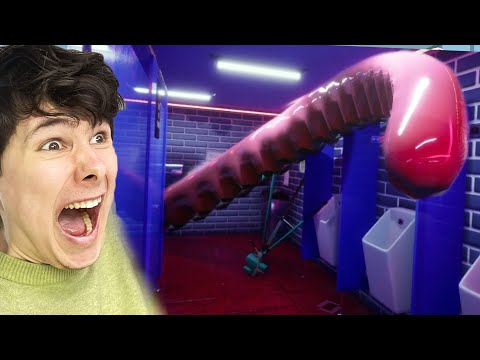 Видео: ЗАСТРЯЛ В ТУАЛЕТЕ С ОГРОМНОЙ ТЕНТАКЛЕЙ