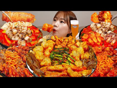 Видео: Sub)Real Mukbang- Говяжьи кишки 😋 (Коллекция блюд из говяжьих кишок) Острое рагу 🔥 ASMR KOREAN FOOD
