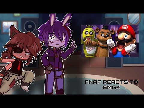 Видео: Реакция FNAF 1 на SMG4: Марио играет в FNAF (Gacha Life)