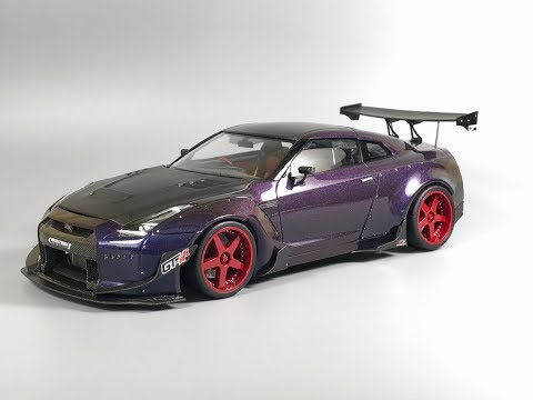 Видео: Tamiya: Nissan GT-R R35 Rocket Bunny - Часть 7