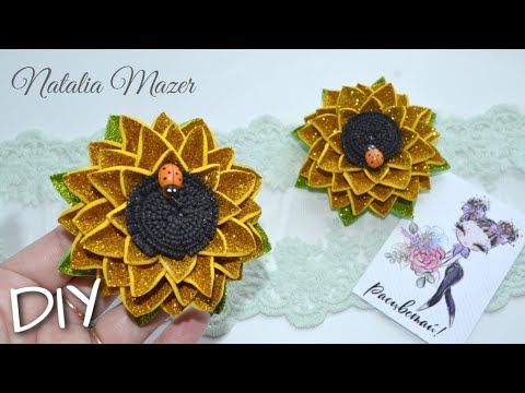 Видео: Восторг❤️ТАК ПРОСТО.. ТАК КРАСИВО.. ПОЛУЧИЛИСЬ🌻ПОДСОЛНУХИ ИЗ ГЛИТТЕРНОГО ФОАМИРАНА НА РЕЗИНКАХ