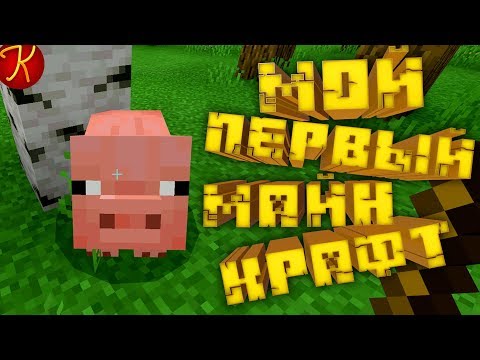 Видео: Мой Первый Майнкрафт(Minecraft)