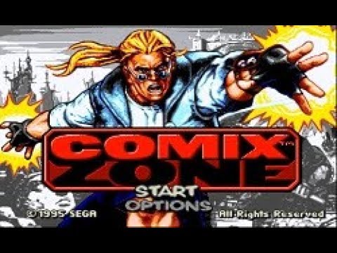 Видео: Полное прохождение (((SEGA))) Comix Zone / Комикс-зона