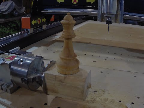 Видео: Поворотная ось (4 ось)