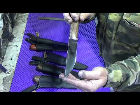 Видео: охотничьи ножи ручной работы