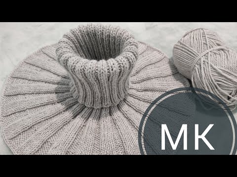 Видео: 🧶МАСТЕР-КЛАСС🧣❄ манишка-воротник