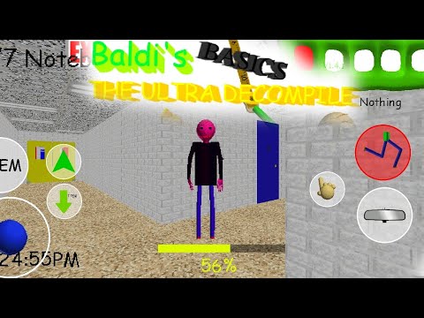 Видео: Baldi's Basics Ultra decompile мод порт на андроид тетрадей 4 из 4