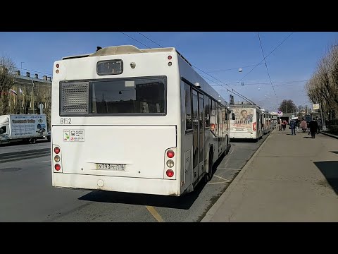 Видео: Автобус, маршрут №72 МАЗ-103.486 б.8152 (24.03.2022) Санкт-Петербург