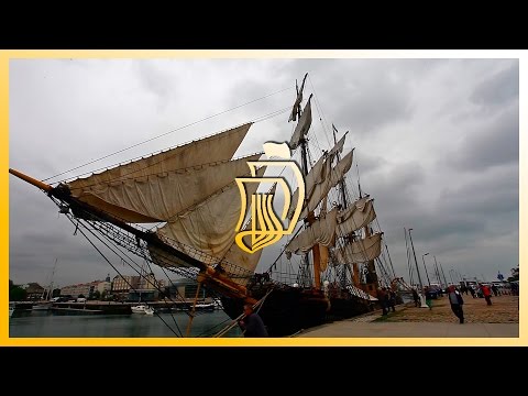 Видео: Фрегат "Штандарт" и "Picton Castle"