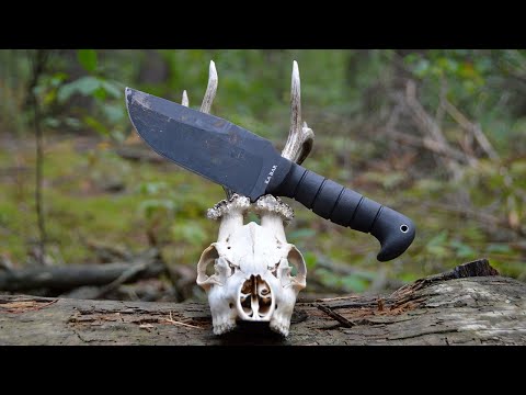 Видео: KA-BAR Heavy-Duty Warthog - тестостероновый нож
