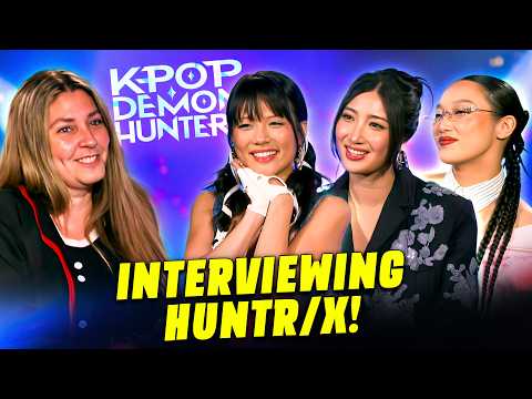 Видео: Интервью с KPOP DEMON HUNTERS: HUNTR/X о первом живом выступлении, возможном продолжении и влияни...