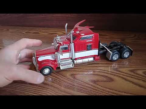 Видео: Kenworth W900L. Конверсія. Виробник моделі Altaya IXO 1/43m..