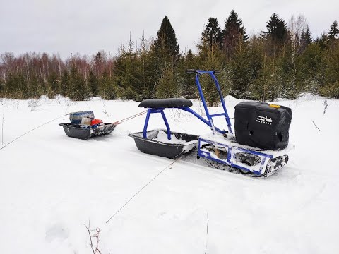 Видео: Мини мотобуксировщик Альбатрос М, зачем он нужен!?