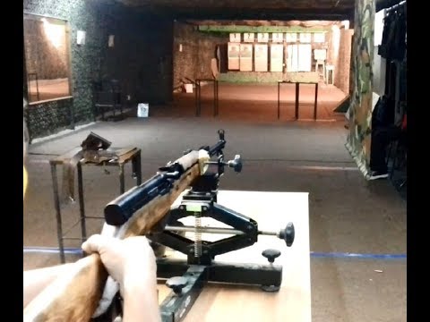 Видео: Вепрь Супер и СКС. Тир. Правка мушки. Часть 2-я.