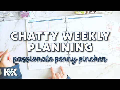 Видео: Страстный Пенни Пинчер План Со Мной Дисковый Контрольный Список Простой Еженедельный Обзор Домашн...