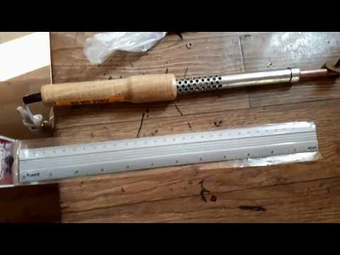 Видео: Как сделать паяльник для пайки файлов, полиэтилена.
