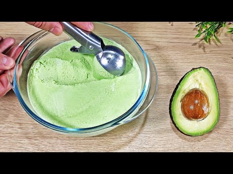 Видео: Самый полезный рецепт мороженого с авокадо! Я не поверил что это так вкусно! Готовлю за 5 минут!