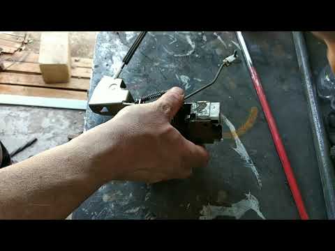 Видео: как снять замок двери на форд транзит. замена личинки, ремонт замка двери, форд транзит.