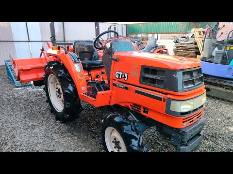 Видео: Kubota GT3 японский минитрактор с ПСМ