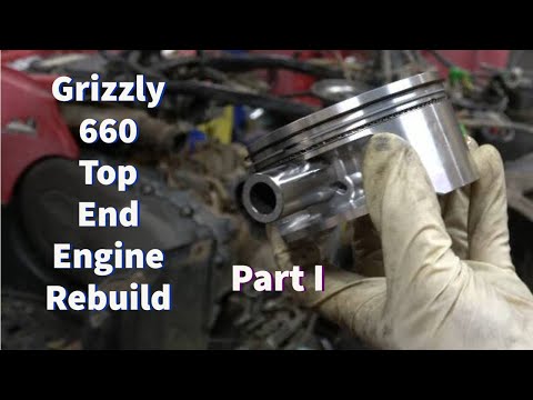 Видео: Ремонт двигателя Yamaha Grizzly 660, часть 1. Разборка.